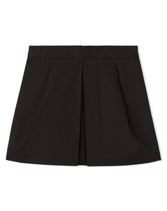 Юбка с вышитым логотипом Kids, черный Burberry