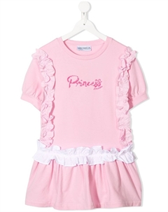 Платье с графичным принтом, розовый Simonetta