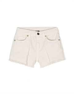 Джинсовые шорты с потертостями, бежевый Barrow kids