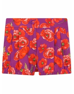 Шорты со складками Kids, фиолетовый Dolce&gabbana