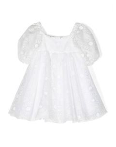 Платье с цветочным кружевом, белый Tartine et chocolat