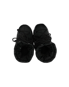Дутые сапоги со шнуровкой, черный Moon boot kids