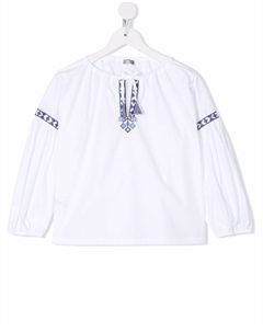 Туника с вышивкой, белый Il gufo