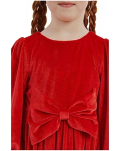 Мини-платье Lindsey Grand с бантом Bardot для девочек-подростков — Little Kid, Big Kid, красный Bardot junior