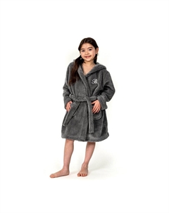 Персонализированный детский суперплюшевый халат с капюшоном, B Linum home textiles