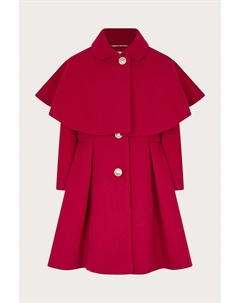 Съемный воротник накидка пальто, красный Monsoon