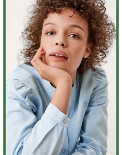 Блузка, синий Qs