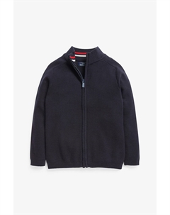 Вязаный кардиган застегивается на молнию, черный Next