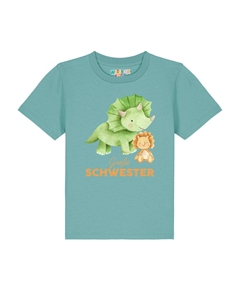 Футболка, цвет teal monstera Watapparel