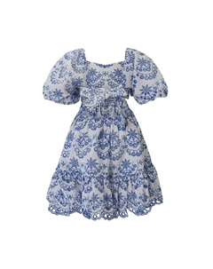 Мини-платье Ellory Broderie для девочек - Little Kid, Big Kid, синий Bardot junior