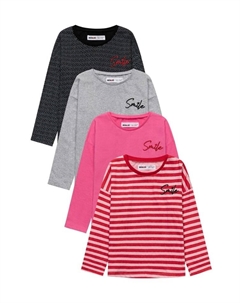 Лонгслив, розовый Minoti