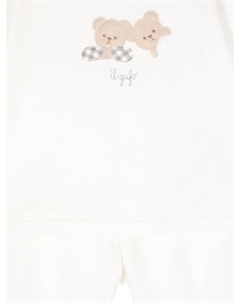Пижама с мотивом плюшевого мишки, белый Il gufo