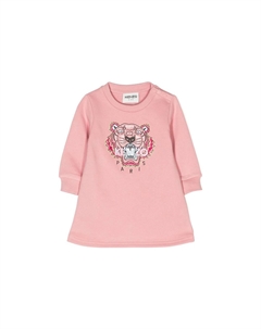 Платье детское с логотипом, розовый Kenzo