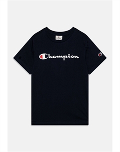Футболка ICONS CREWNECK CONTRAST LOGO UNISEX, темно-синий Champion