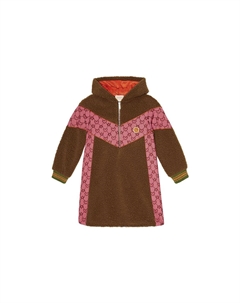 Платье детское, коричневый / розовый Gucci