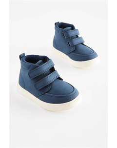 Туфли на теплой подкладке с застежкой-липучкой, синий Next