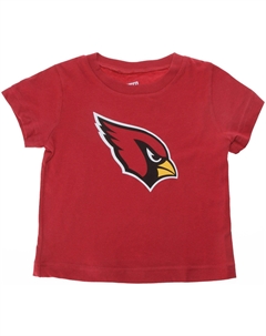 Футболка с логотипом команды Infant Cardinal Arizona Cardinals Outerstuff