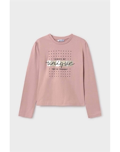 Хлопковая рубашка с длинными рукавами для мальчиков и девочек, розовый Mayoral