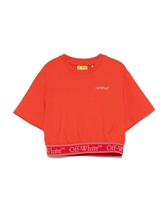 Футболка с логотипом Kids, красный Off-white