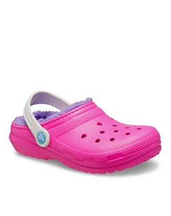 Мюли Classic Lined Clog Kids 207010, розовый Crocs
