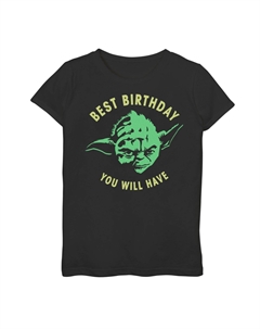 Футболка с трафаретным рисунком для девочек 7–16 лет «Звездные войны Йода» Star wars