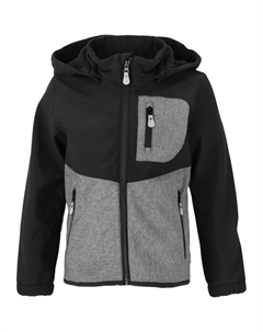 Куртка софтшелл "Тарзан" с проклеенными швами, черный Zigzag