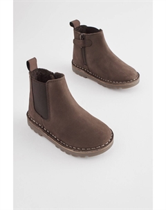 Ботинки на теплой подкладке, коричневый Next