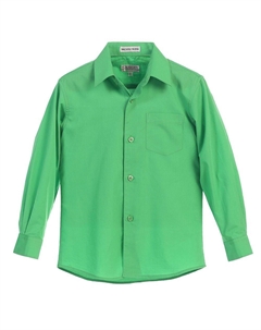 Детская классическая рубашка с длинными рукавами + клетчатый галстук, галстук-бабочка и носовой платок, цвет Ivory Gioberti