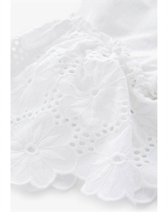 Повседневное платье BRODERIE, REGULAR FIT, бежевый Next