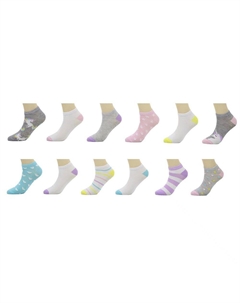 Набор из 10 носков для девочек + 2 пары носков до щиколотки в подарок, цвет Unicorn So