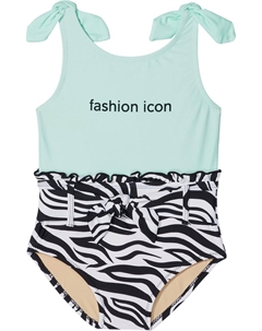 Купальник Fashion Icon One-Piece - Zebra, черный Shade critters