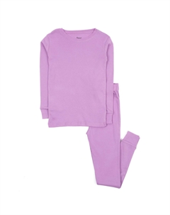 Детские двухсекционные хлопковые пижамы, фиолетовый Leveret