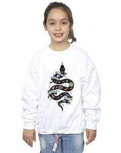 Толстовка Слизерин с эскизом, белый Harry potter