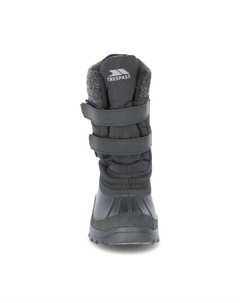 Детские водонепроницаемые зимние ботинки Strachan II с сенсорной застежкой, черный Trespass