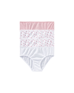 Трусики Peperts!, 4 шт., из чистого хлопка, белый/розовый Peppert's