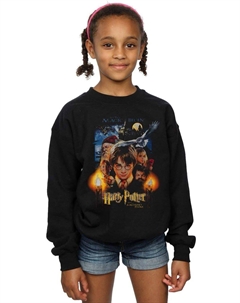 Толстовка с плакатом The Sorcerer's Stone, черный Harry potter