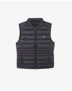 Теплый жилет на молнии для девочки, черный Scalpers