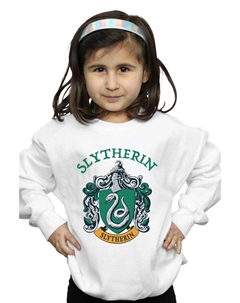 Толстовка с гербом Слизерина, белый Harry potter