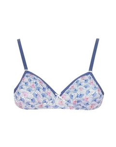 Хлопковый эластичный бюстгальтер без косточек d0bva для девочек, мультиколор Dim