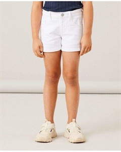 Шорты для девочки с регулируемой талией, белый Name it