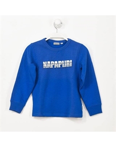 Ga4Epw толстовка с длинными рукавами и круглым вырезом для мальчиков, синий Napapijri