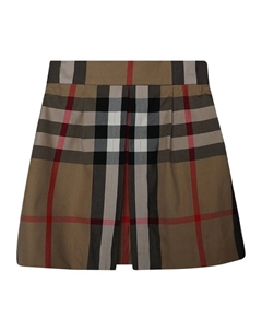 Юбка Kids Vintage Check Pleated Skirt, бежевый Burberry