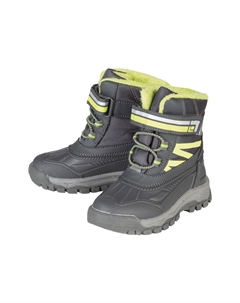 Зимние ботинки для малышей с застежкой-липучкой, темно-серый Lupilu