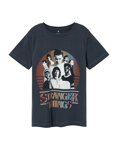 Футболка STRENGER THING, синий/смешанные цвета Name it