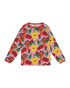 Лонгслив, розовый Småfolk