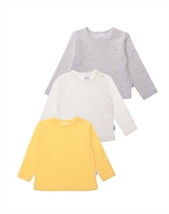 Лонгслив, цвет Yellow/Grey Лилипут