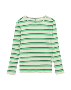 Лонгслив EVIG, цвет Reed/Light Green Kids only