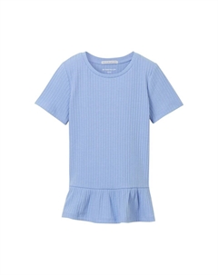 Футболка, пыльный синий Tom tailor