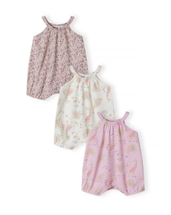 Комбинезон, темно-розовый/не совсем белый Minoti