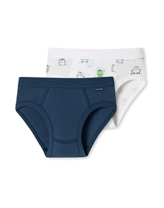 Трусы, цвет Gentian/White Schiesser